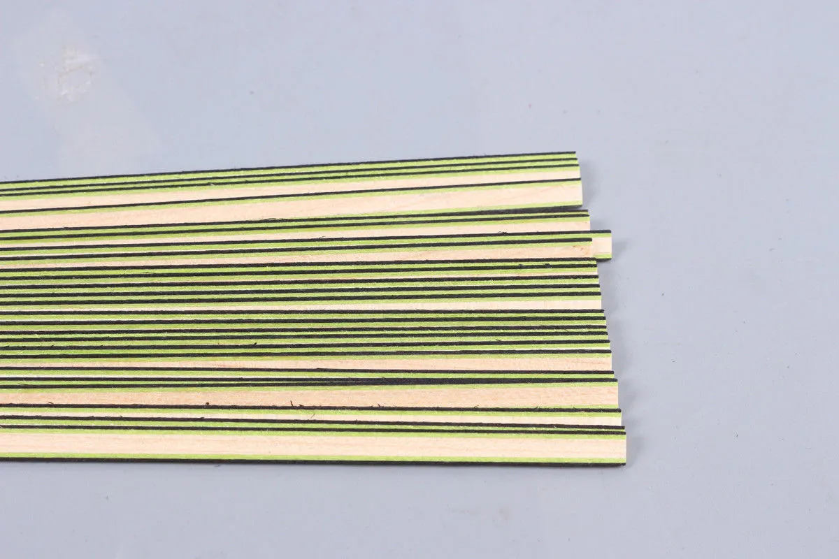 25pz Striscia Per Chitarra Liutaio Purfling Rilegante INTARSIO