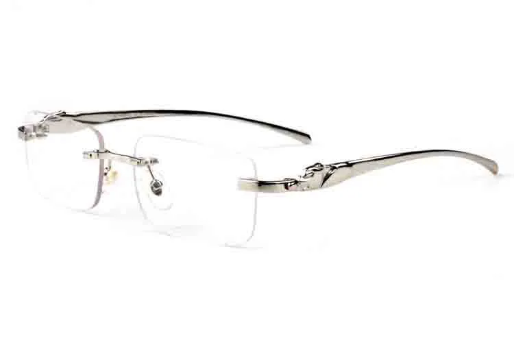 Herren-Designer-Sonnenbrillen für Damen, modische Büffelhorn-Brillen, Damen- und Herren-Sonnenbrillen, Leopardenbrillen, randlose Brillen von Lunettes