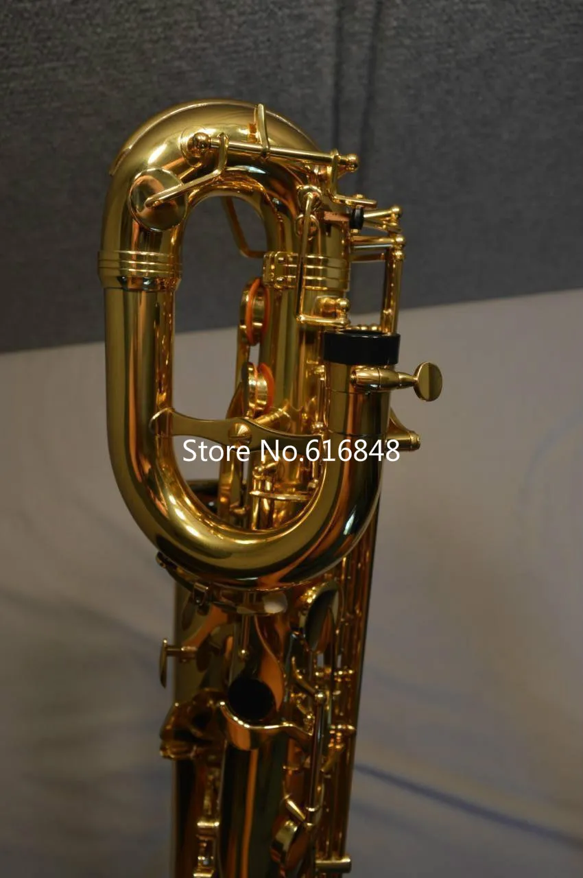 Jupiter JBS1000 Baritone Saxophone B900 Gold Lacquer Finish, E Flat Sax