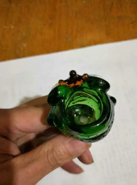 nouveau bol Green Octopus, Pipes en verre en gros, Bouteilles d'eau en verre, Accessoires pour fumeurs, Livraison gratuite