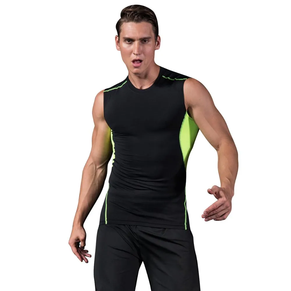 Mens Quick Dry Compression Running Compression Vest 2018 Summer Sportswear  For Breathable, Skin Tight Fitness And Exerccise From Lahong, $24.3