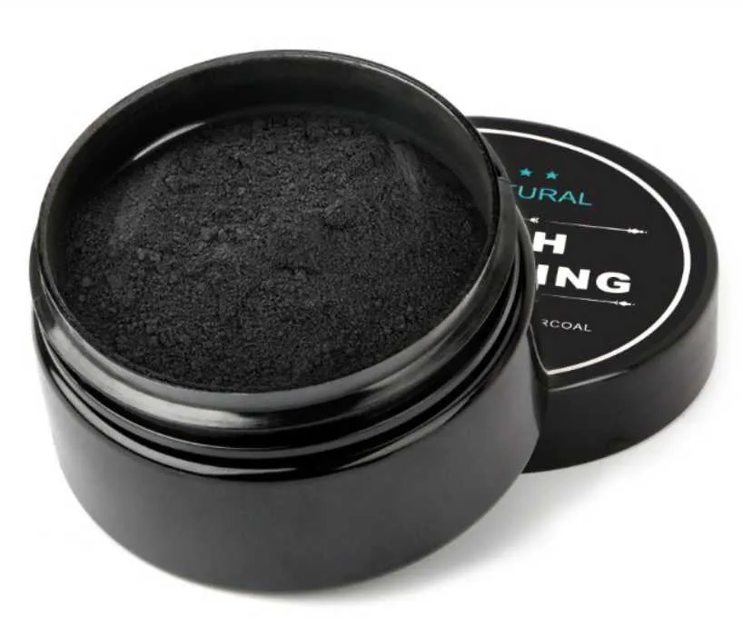 100 Natural Organic Activated Charcoal Tand Whitening Powder Ta bort rök te kaffegul fläckar dålig andedräkt oral vård med bru9408987