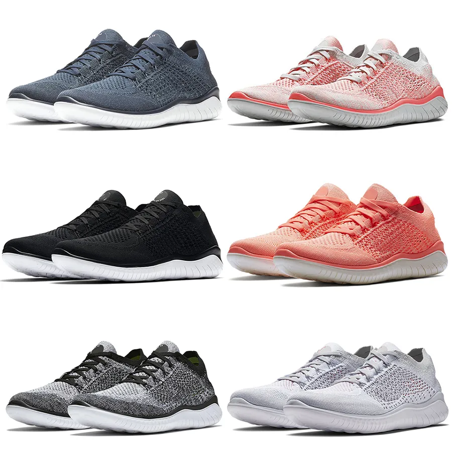 En iyi Fly Free RN 5.0 koşu ayakkabıları mens 2019 yeni örgü nefes hafif eğitmenler bayan moda açık sneakers ABD 5.5-11