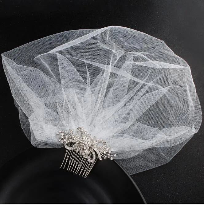 European och American Classic Wedding Brides Wedding Veil Bird Cage Design Headwear