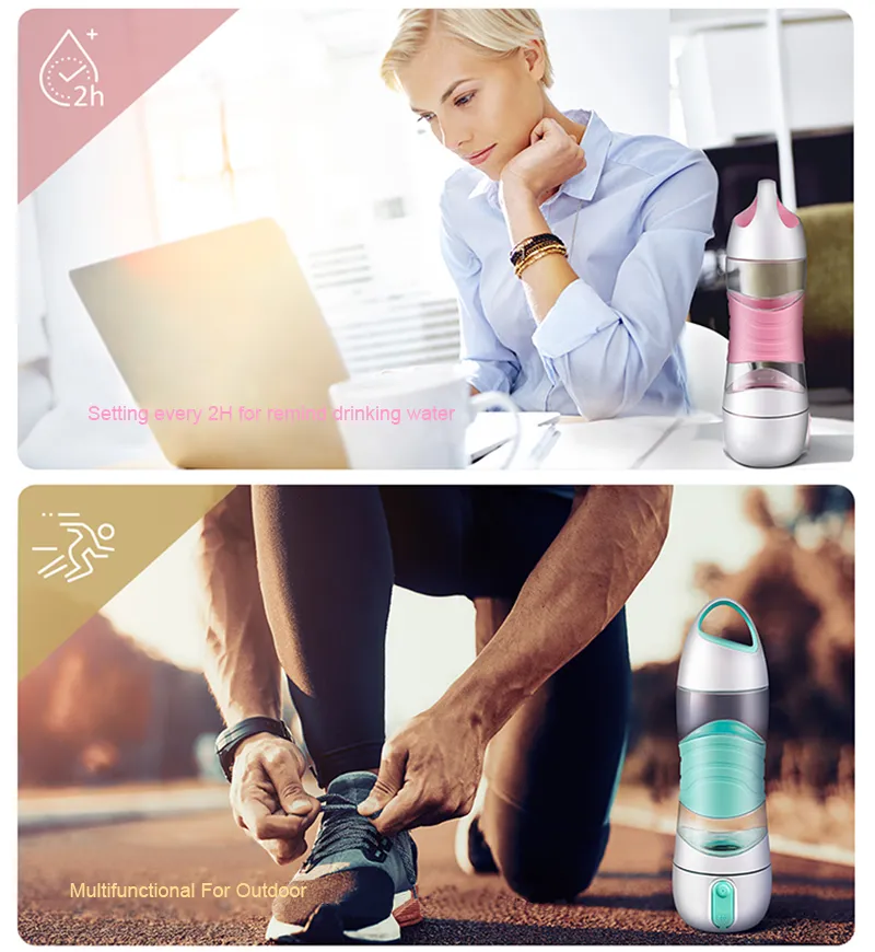 2024Upgraded Cool Mist Humidifier, 500ml DIDI Sports Water Bottle ...