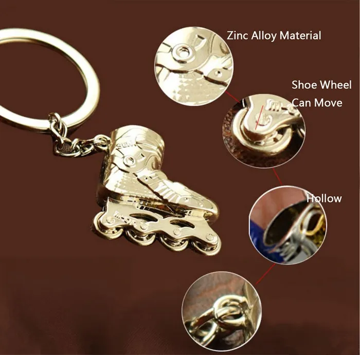 mini skate shoes model keychain keychain keychains keychains women bag charm charm car key chain keyring sports goots gift1163176