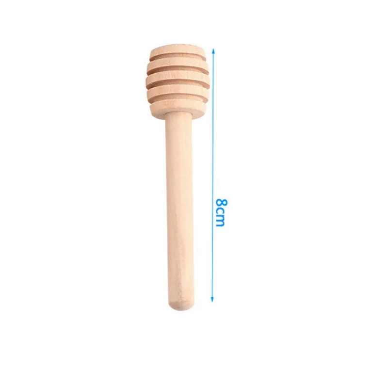 En gros 8 cm Mini en bois Honey Dippers Faveurs de mariage Bienvenue Personnaliser En bois Honey Stirrers Livraison gratuite wen6650