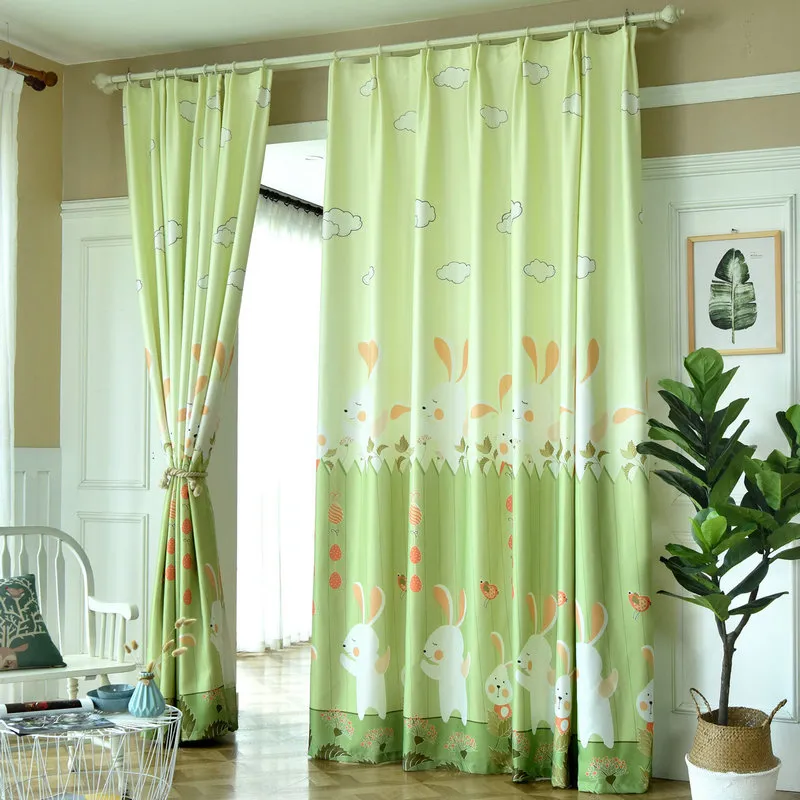 Cute Blackout Cartoon Curtains For Kids Children BedRoom Living Room