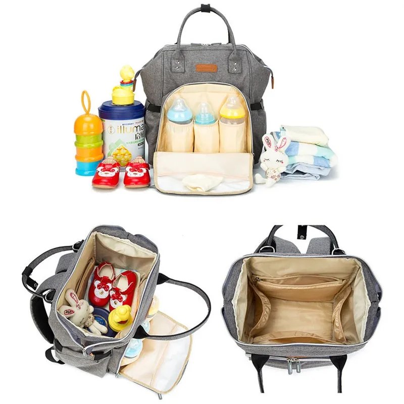 Sacs à dos multifonctionnels pour maman, sacs à couches pour maman, grand Volume, organisateur fourre-tout de voyage en plein air