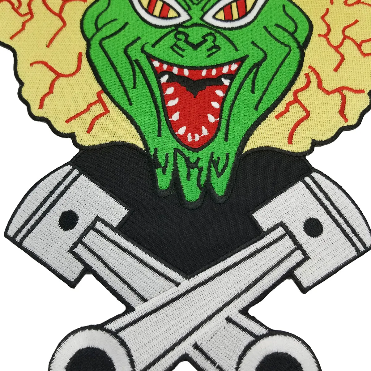 TOP QUALITY COOLEST GERMLINS MCP LIEGE MOTORCYCLE EMBROIDERY PATCH CLUB VEST OUTLAW BIKER MC COLORS PATCH
