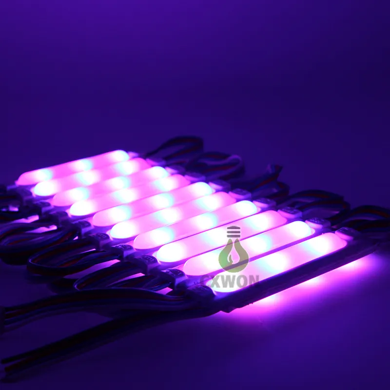 RGB LED-moduler Hög Lumen Vattentät 12V Reklam Fullfärg 5050 5730 SMD 2W LED-moduler 150LM LED-bakgrundsbelysningar för channer bokstäver