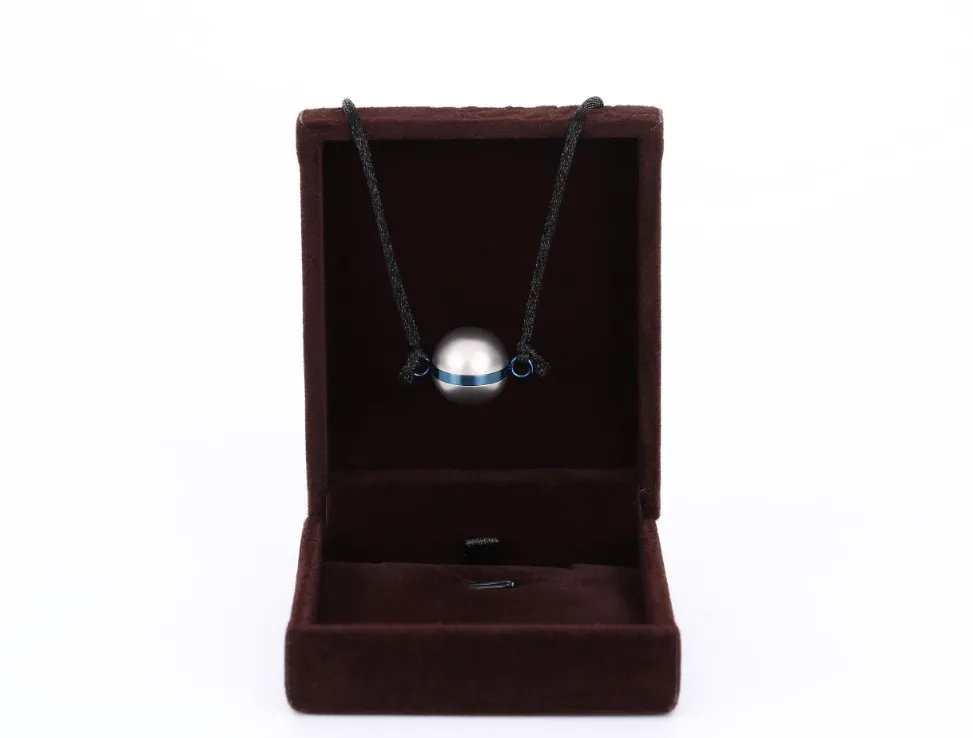Personalizzato sfera in acciaio inox in grado di aprire la bottiglia di profumo del pendente della collana funeral cremazione urna memorial famiglia pet gioielli