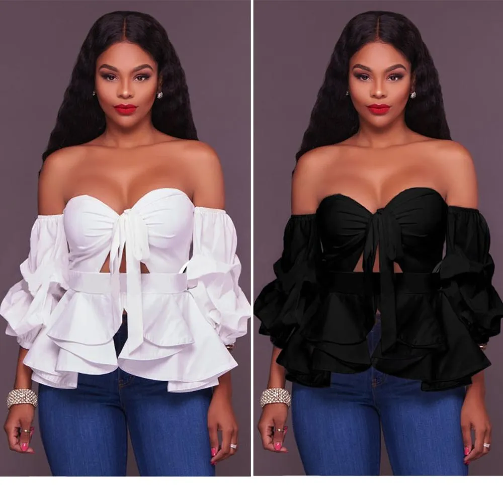 Fancy off outlet shoulder tops