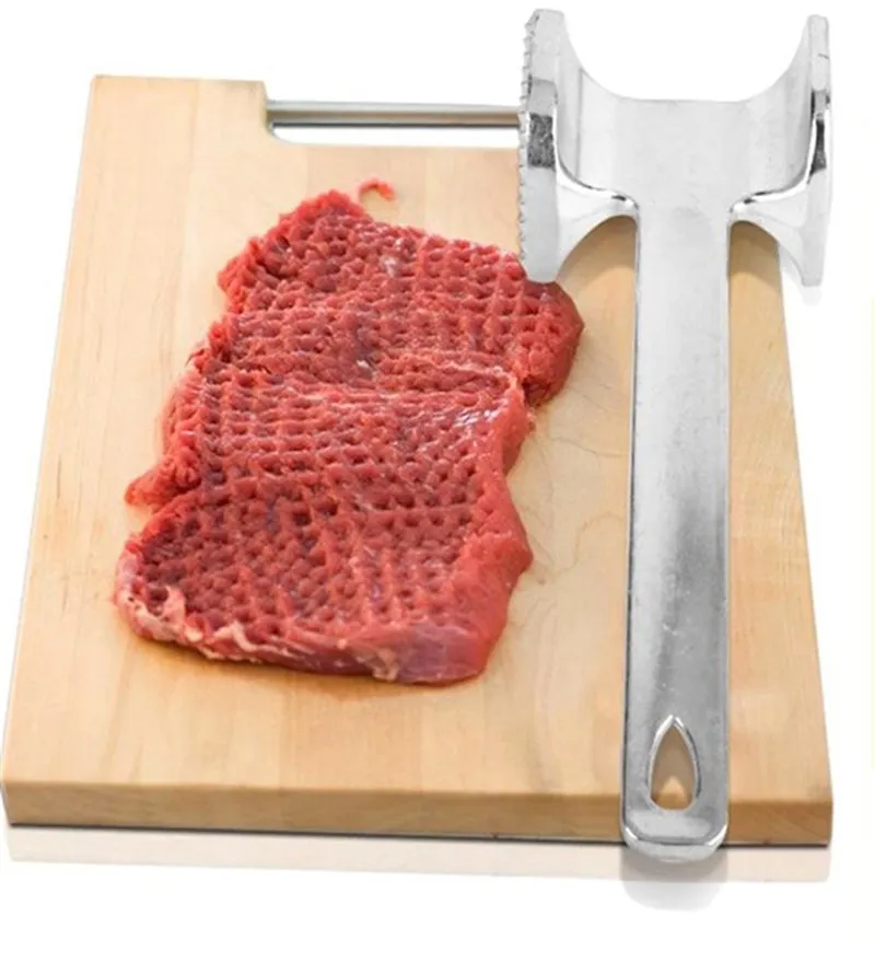 Metall Aluminium Fleisch Hammer Tenderizer Steak Rindfleisch Schweinefleisch Huhn Mallet Kitchen Tool Hohe Qualität 6jh C R