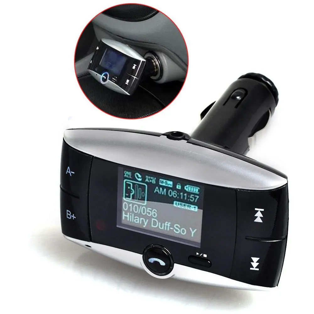 Acquista 1Din Autoradio Registratore a nastro Caricatore per auto doppio  USB Bluetooth Lettore MP3 Ricevitore audio FM stereo Musica USB/SD In Dash  Ingresso AUX