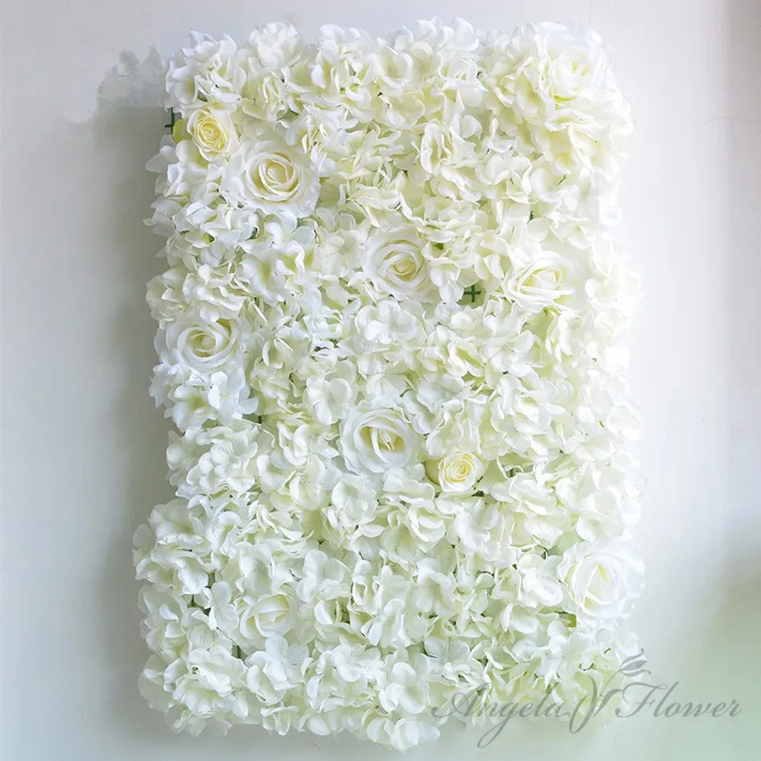 60x40cm Artificial Flower wall decoration Road Lead Hydrangea Peony Rose Flowers for Wedding Arch Pavilion Corners decor floral