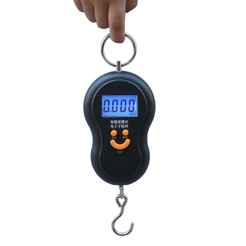 Direct manufacturers of portable electronic scale gourd shaped portable mini express luggage scale 50kg electronic scale