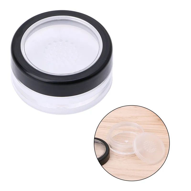 10g Empty Loose Powder Container With The Grid Sifter Puff Jar Packing Container Powdery Cake Box Cosmetic Case