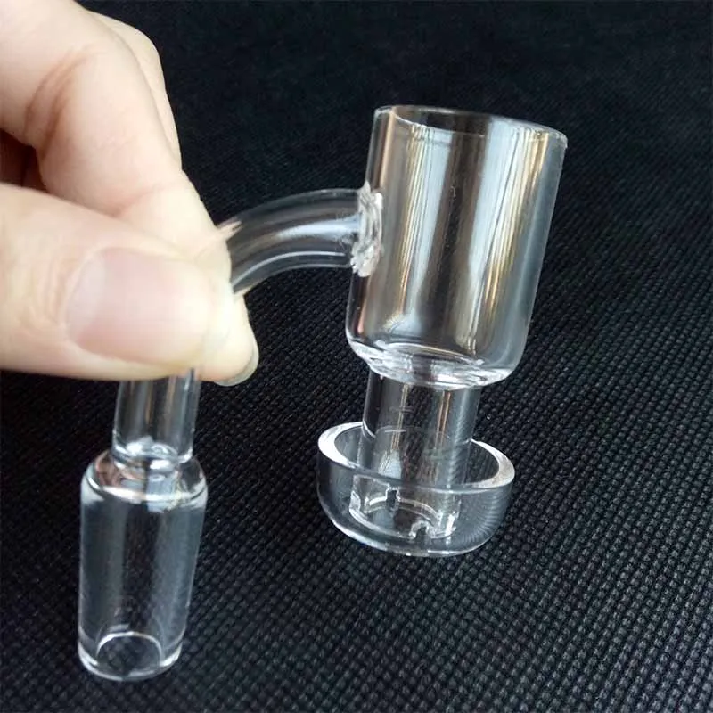 Quartz TERP Vakuum Banger Nail Smoking Pipe Domeless Slurper Upp 10mm 14mm 18mm för hookahs Vattenrör Glas Bong