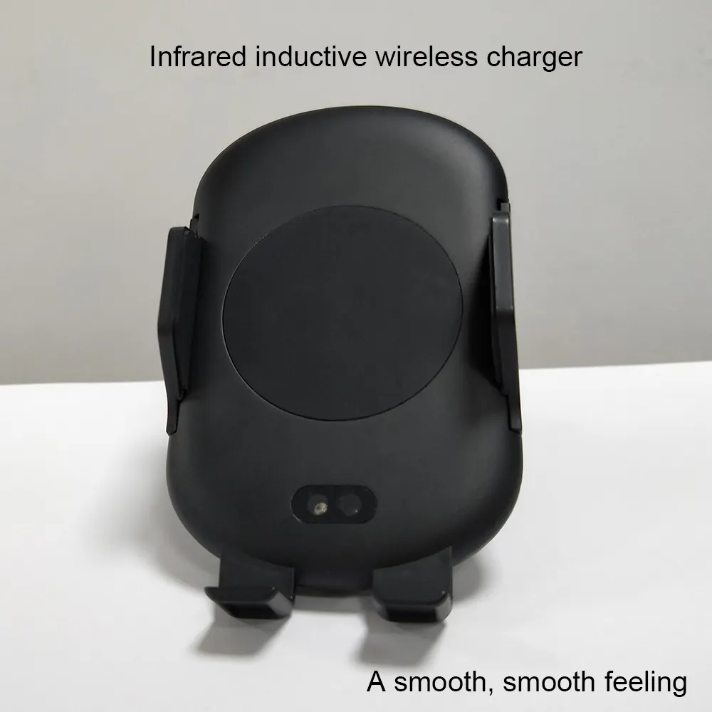 Chargeur sans fil Qi chaud charge rapide sans fil induction infrarouge sortie d'air support de ventouse de bureau de voiture pour iPhoneX 8 8Plus et pour Samsung