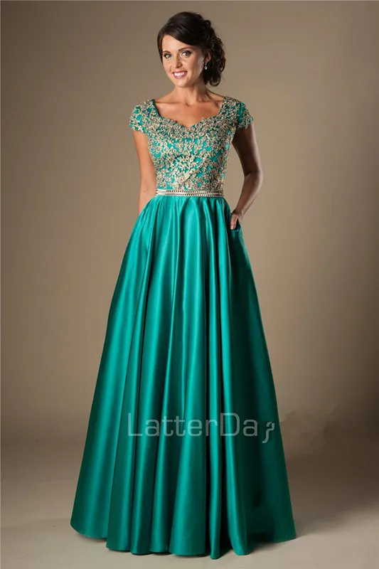 open lace back dress Stunning Blue Princess Tiered Lace Prom Dresses, MP921