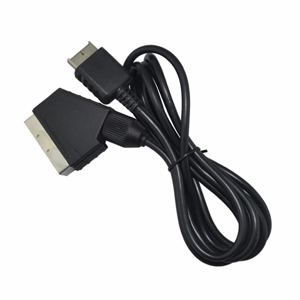 1.8M Audio Video Video Video AV кабель RGB Scart кабелей телевизора телевизор для PlayStation 2 3 PS1 PS2 PS3 PAL / NTSC консоли высококачественный быстрый корабль