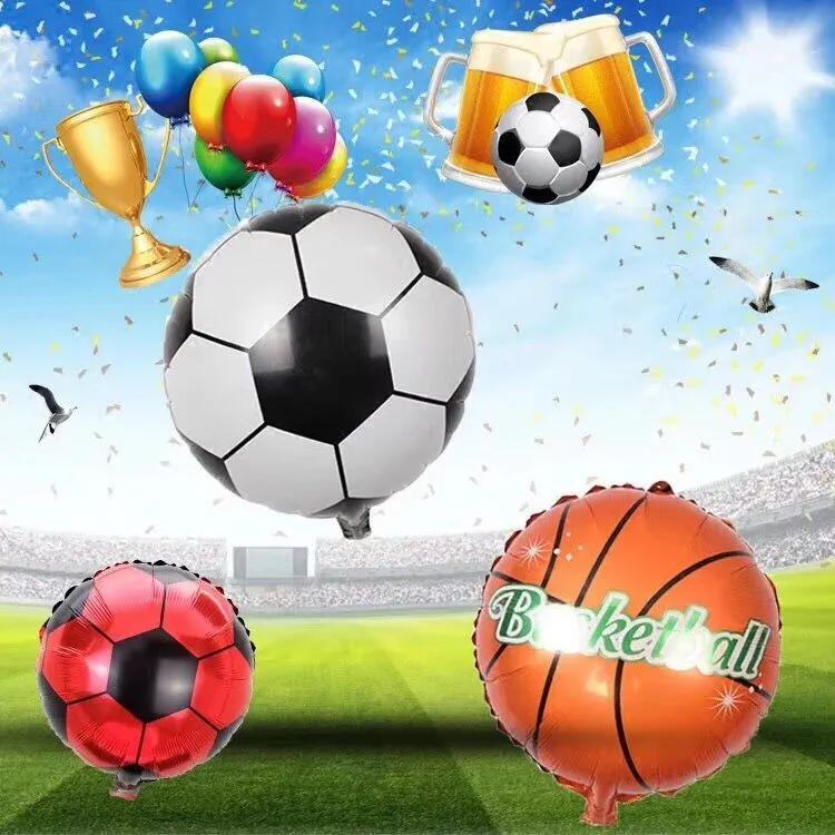 Football Basketball Feuille Ballons Pour La Coupe Du Monde Ballon Gonflable  À Lhélium Enfants Jouets Fête Danniversaire Décoration Ballon À Air I219 Du  18,44 €