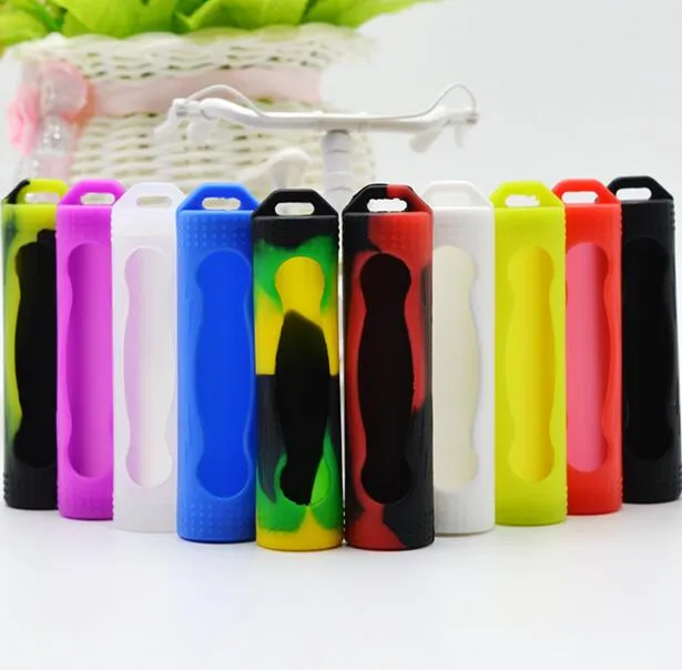 Colorful Silicone Protective Case For 18650 18650 Battery Holder