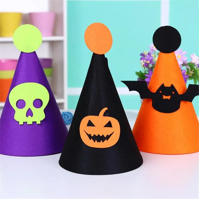 Abierto Disipar Hula hoop Sombreros De Halloween Para Niños Sombreros Gorras De Tela Sin Mangas De  Bricolaje Decoraciones De Halloween Regalo Niños Fiesta De Cumpleaños Sombrero  Para El Día De Fiesta Decoración Suministros Envío Gratis De