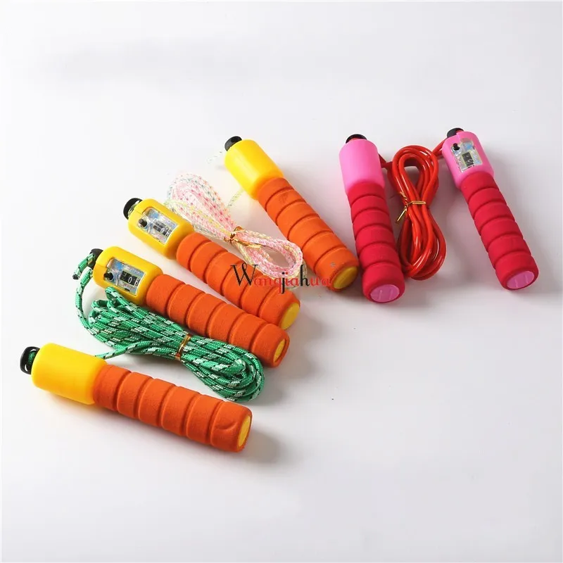 Adjustable Sports Jump Ropes Thicken Foam Handle Counting Skipping Rope Portable Anti Wear Fitness Equipment Hot Sale 2 37gr B