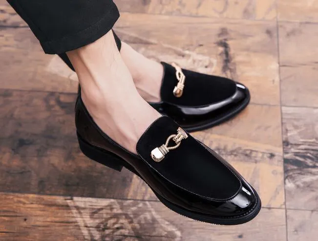 2019 Men Luxury Designer British Suede Leather Gentleman Oxfords