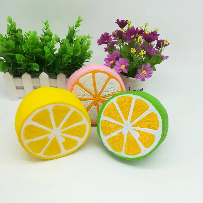 Gros Squishy Citron Lente Hausse Doux Collection Décor Tête Accessoires