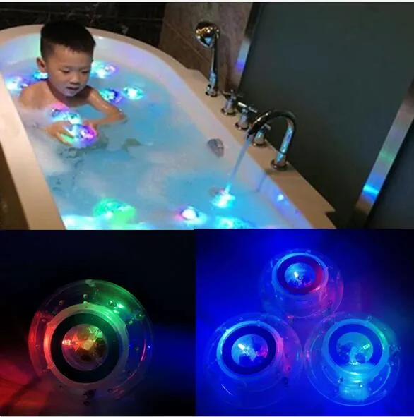 Ny LED Bath Toys Party i badkaret Ljus Vattentät Roligt badrum Badkar Led Ljusleksaker för barn Badkar Barn Rolig tid