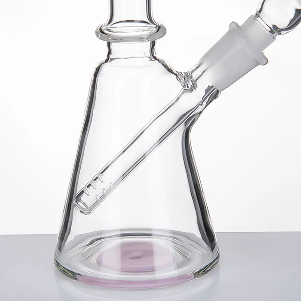 Pipa ad acqua in vetro femmina da 14 mm con stelo in vetro in vetro, gancio banger, bong fumatori inebriante Beaker gorgogliatore 936