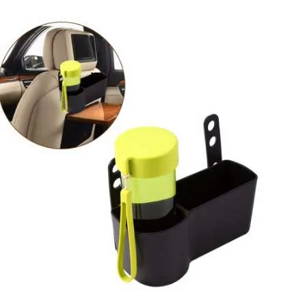 Car-Styling Auto Car Drink Cup Holder Sedile posteriore Appendiabiti Portabottiglie per alimenti Sedile automatico Cuneo Portabicchieri Accessori interni