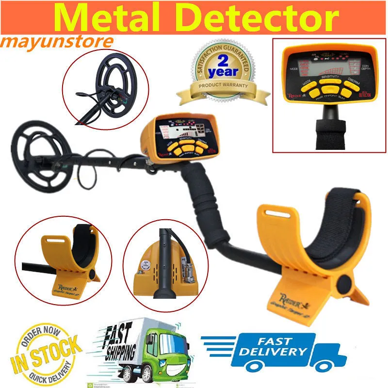 Professionell MD6250 Underground Metal Detector Högpresterande skattejägare Alla Metal Gold Digger Mynt Pinpointer Detecting