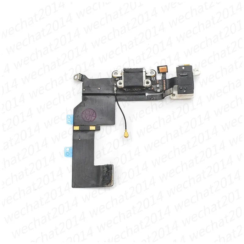 300PCS USB Dock Connector Charger Laddning Port Flex Cable för iPhone 5 5S 5C 6 6s plus 7 plus fri DHL