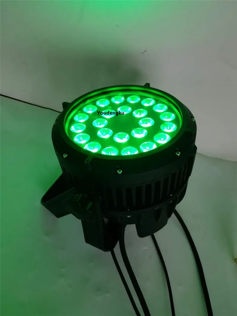 24x18watt rgbwa uv quad led par cans waterproof led par can ip 65 led par light