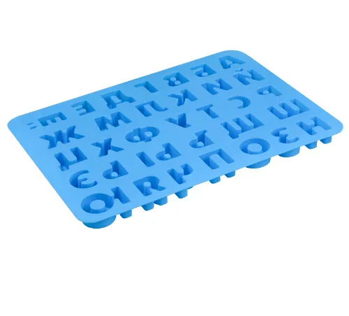 Nuovo Design Alfabeto Russo Lettera Stampi per Biscotti in Silicone Cottura al Cioccolato Stampi per Gelatina Fai da Te Cottura in Silicone Vassoio per Cubetti di Ghiaccio Cucina