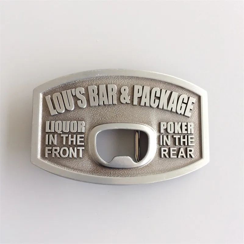 Vintage Bar Beer Bottle Opener Belt Buckle