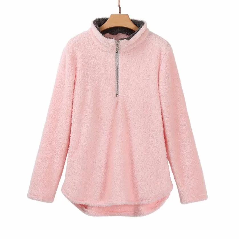 Blusa de lã feminina hot sale 2018