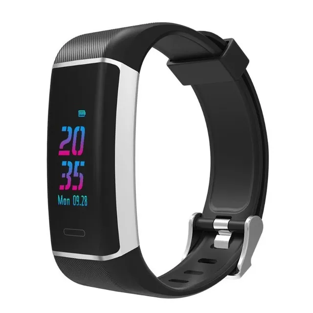 Emplacement GPS Moniteur de fréquence cardiaque Bracelet Smart Fitness Tracker Smart Watch Smart Color Screwatch Smartwatch pour iOS Android Phone Watch
