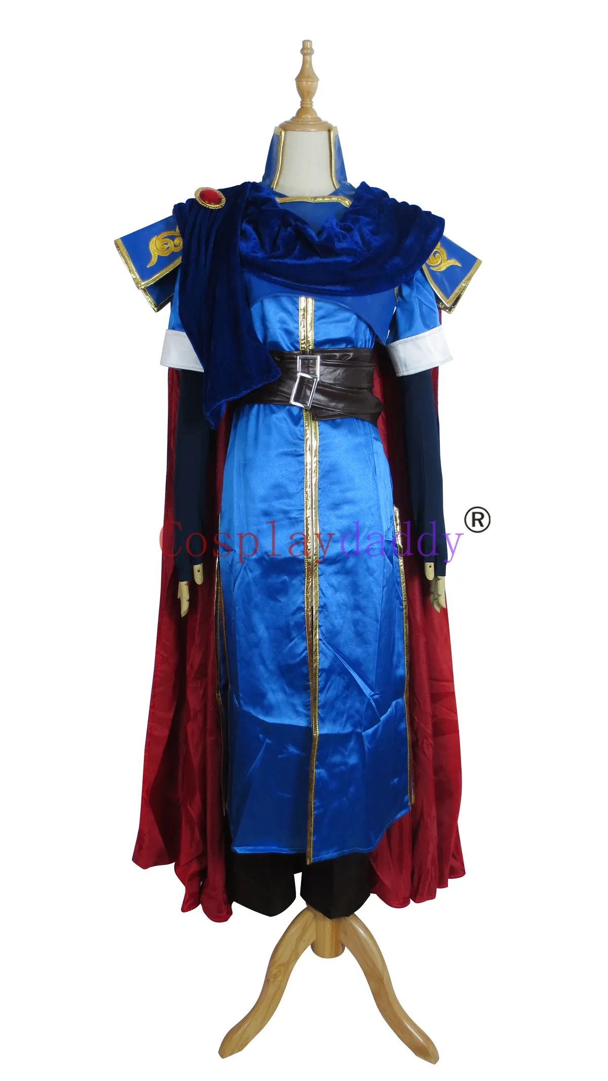 Fire Emblem New Mystery of the Emblem Lodestar Marth Game Cosplay Costume L005