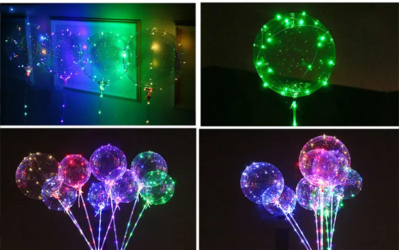 New BoBo Balls Safety Air Atmosphere Inflation Wave LED Line String ...