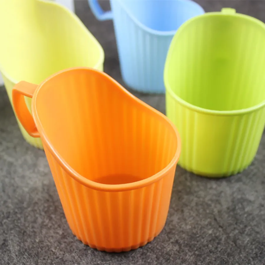 Cup Handle Plastic Disposable Paper Plastic Polystyrene Cup Holder Set Coffee and Tea Tools Drinkware Handle