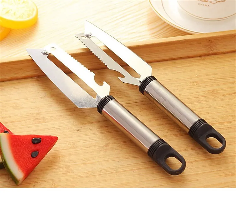 Stainless Cutting Tool Fruits And Vegetables Paring Knife For Kichen Fishes Scale Cutter Multifunction Fish 0 7yd V