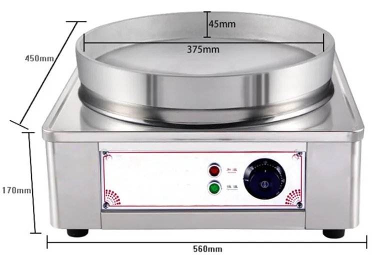 Qihang top processamento de alimentos comerciais desktop elétrico panqueca máquina panqueca panqueca panqueca fazendo bolinhos fritos forno