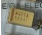 100PCS SMD tantalum capacitor 470UF 10V D 7343