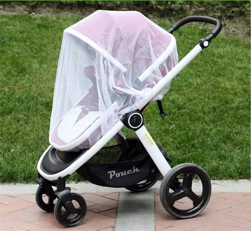 es Mosquito Insect Shield Net Protección infantil Malla Buggy Cover Niños Cochecito de bebé Cochecito Mosquitera Red Accesorios