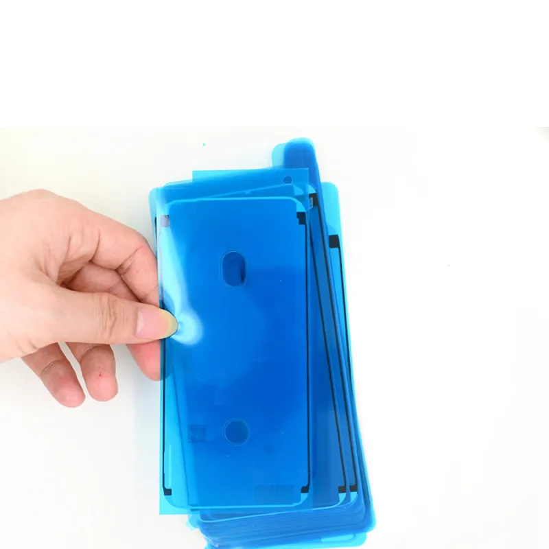 Adesivo adesivo impermeável para o iPhone 8 mais cola pré-corte para iphone x 8 peças de fita de quadro LCD